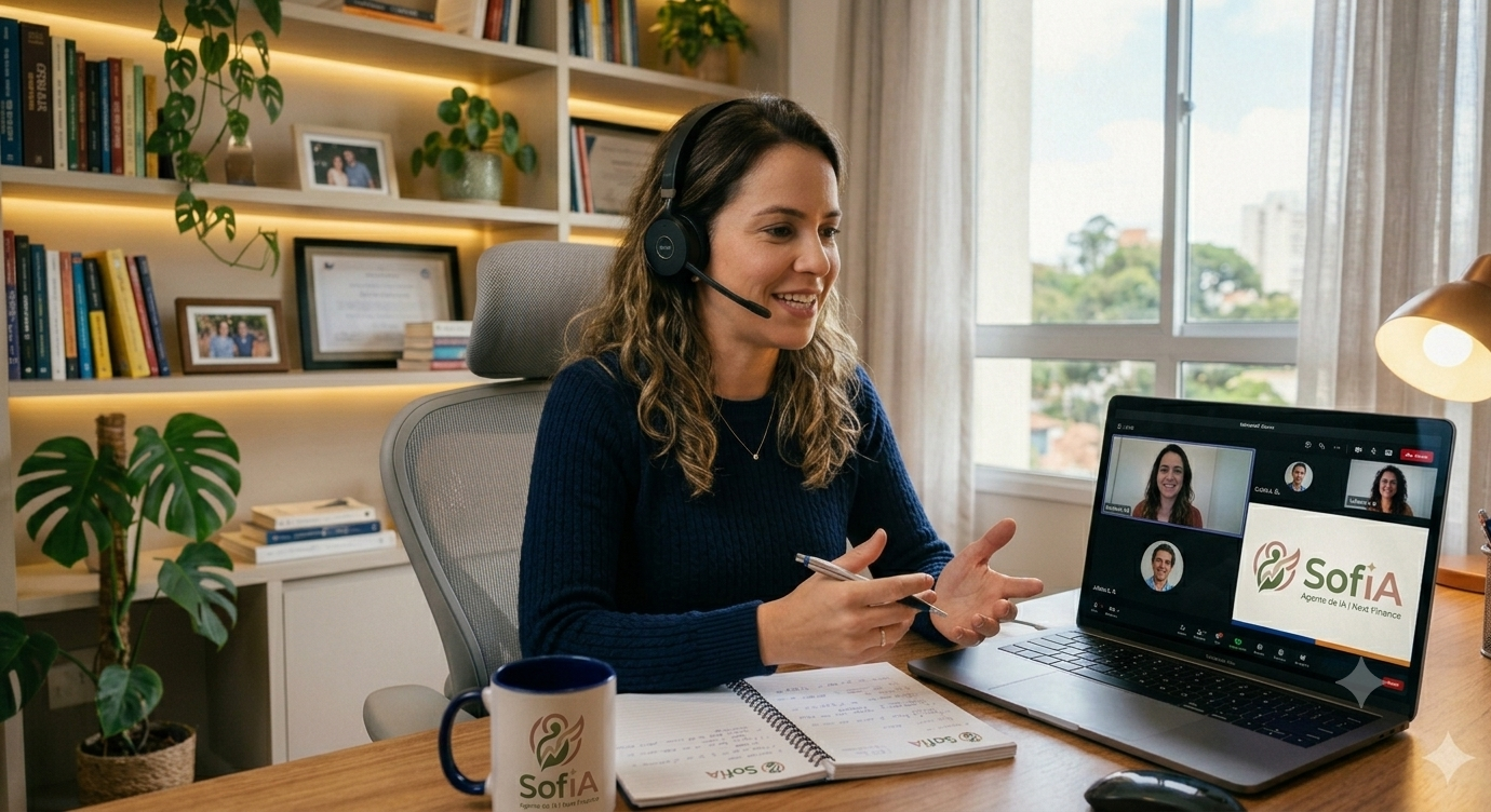 Especialista SOFE em atendimento financeiro por videochamada